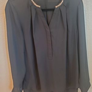 Black long sleeve top medium